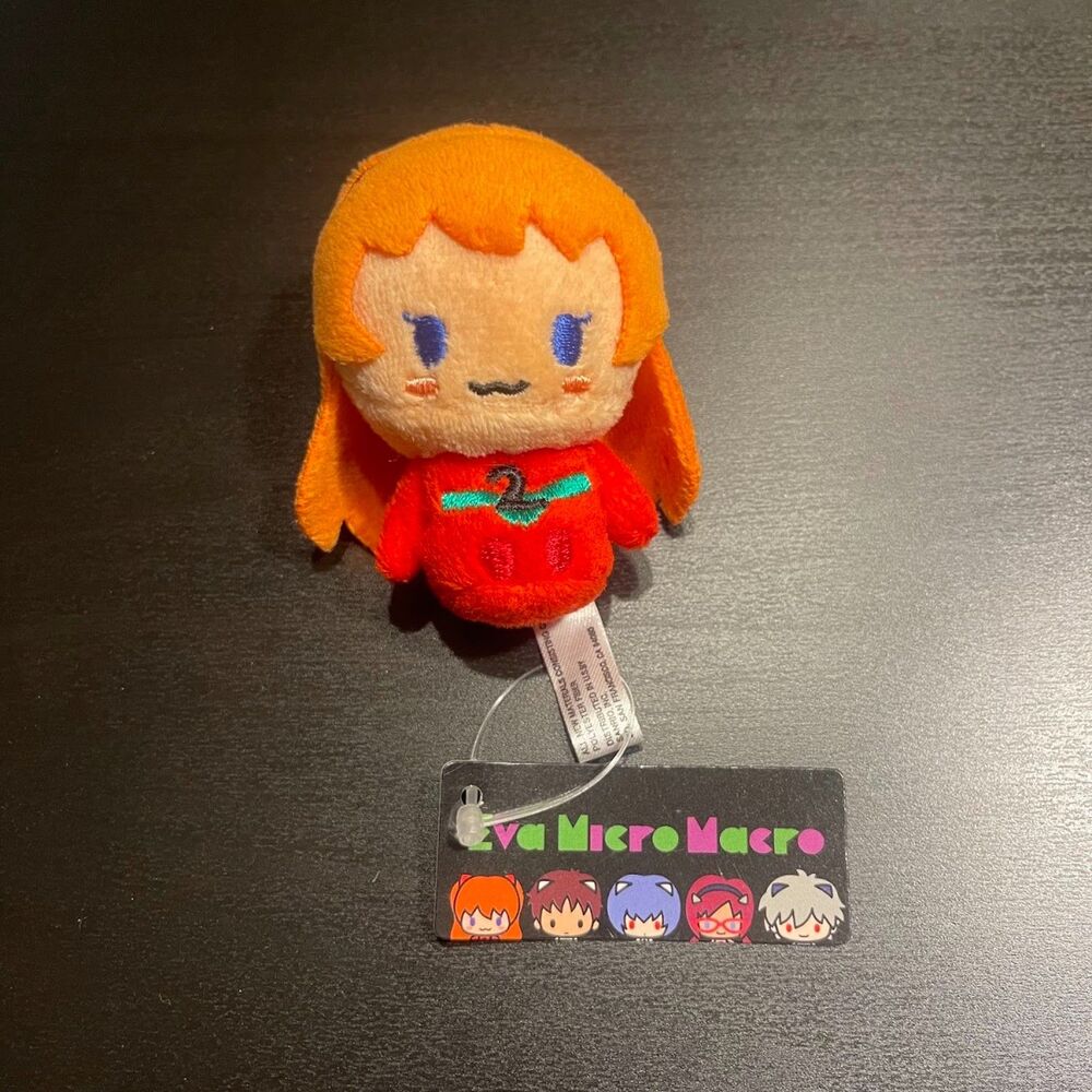HELLO KITTY x EVANGELION Asuka Langley Mini Plush Doll Sanrio